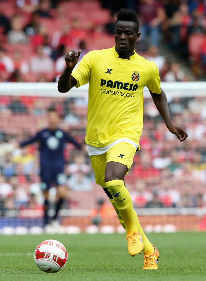 Eric Bailly in action for Spanish outfit Villarreal against Wolfsburg Getty