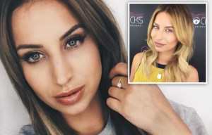 Ferne McCann ditches the blonde for brunette as she debuts new hair