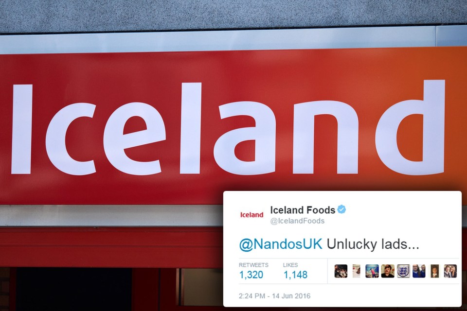Nando's Iceland tweet
