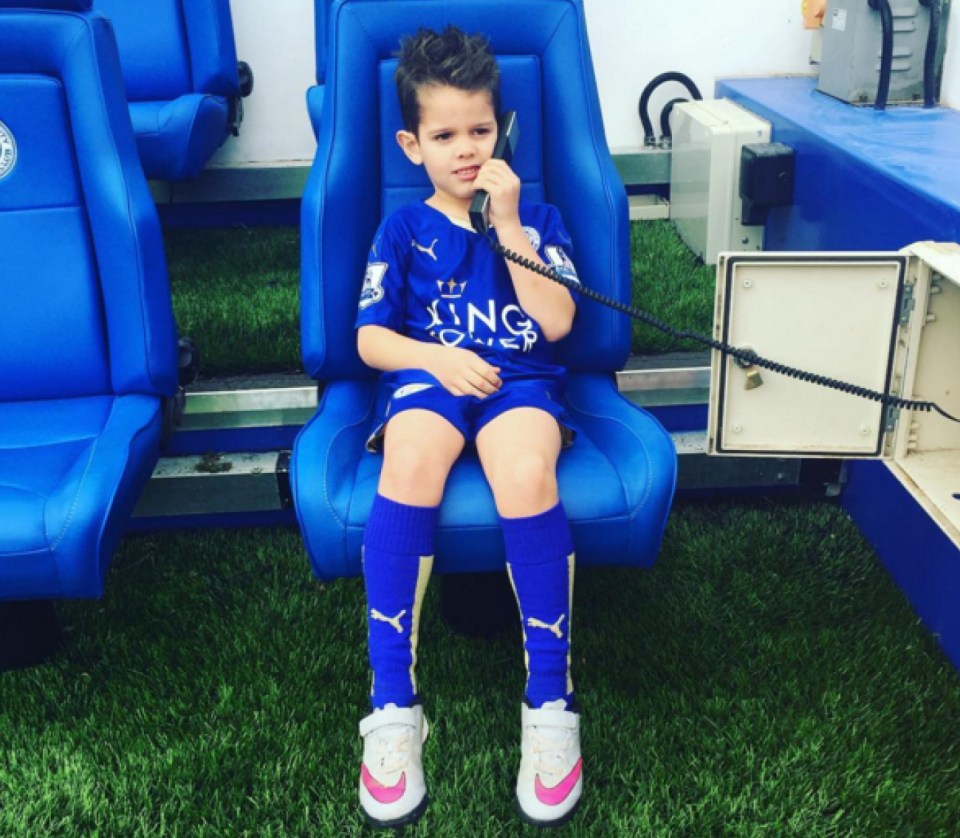 Rebekah vardy's son taylor