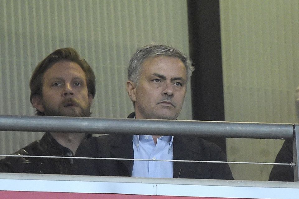 Jose Mourinho watched England's friendly win over Portugal after assuring De Gea over his future