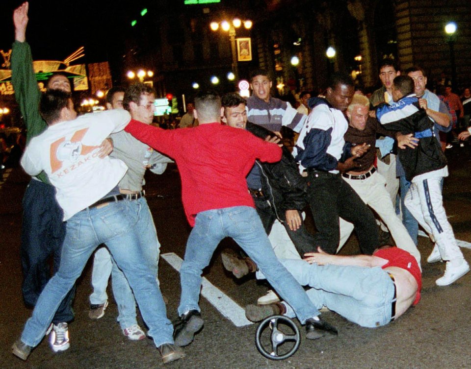 The attacks reinforced England supporters' reputation as hooligans