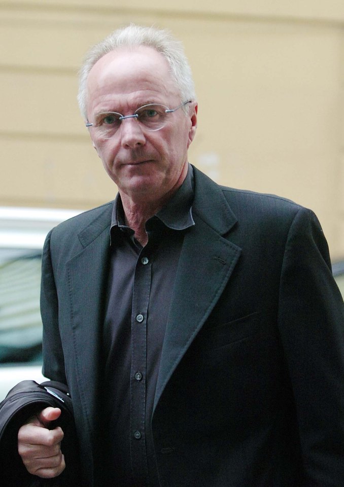 Fellow former England boss Sven-Goran Eriksson is currently manager of Shanghai SIPG