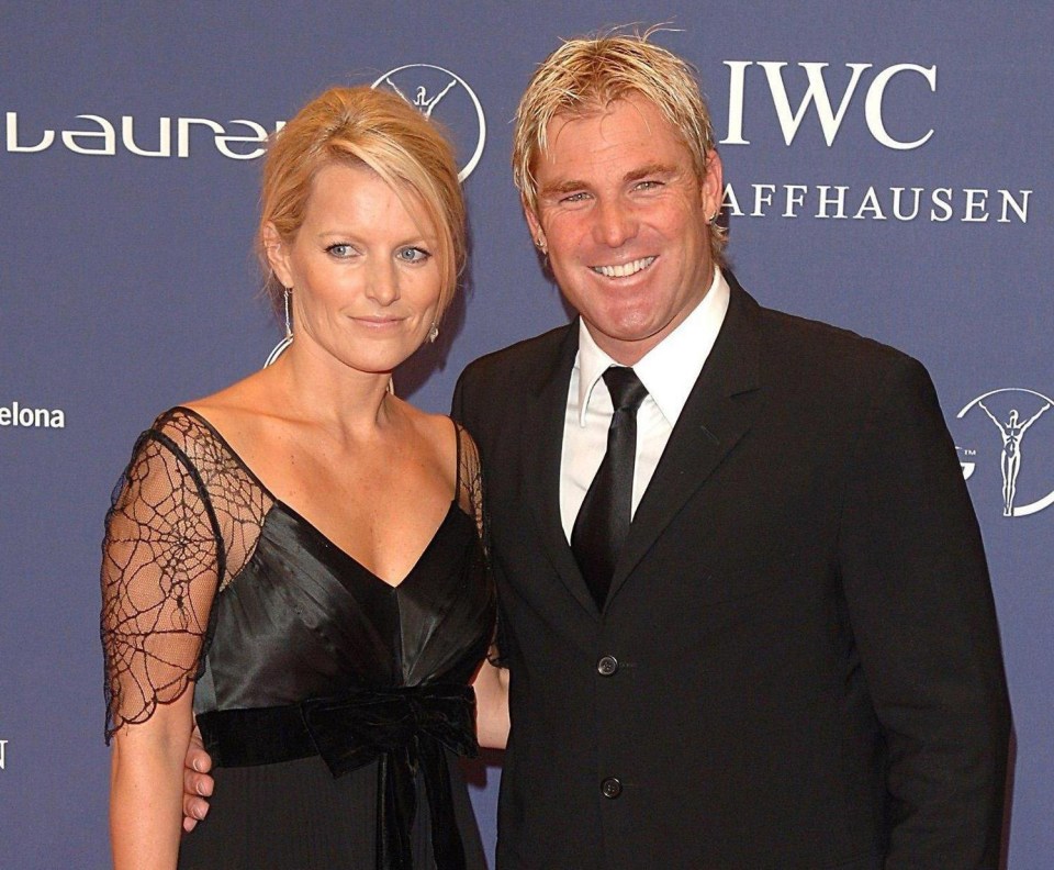 Shane was married to Simone and the couple have three children 