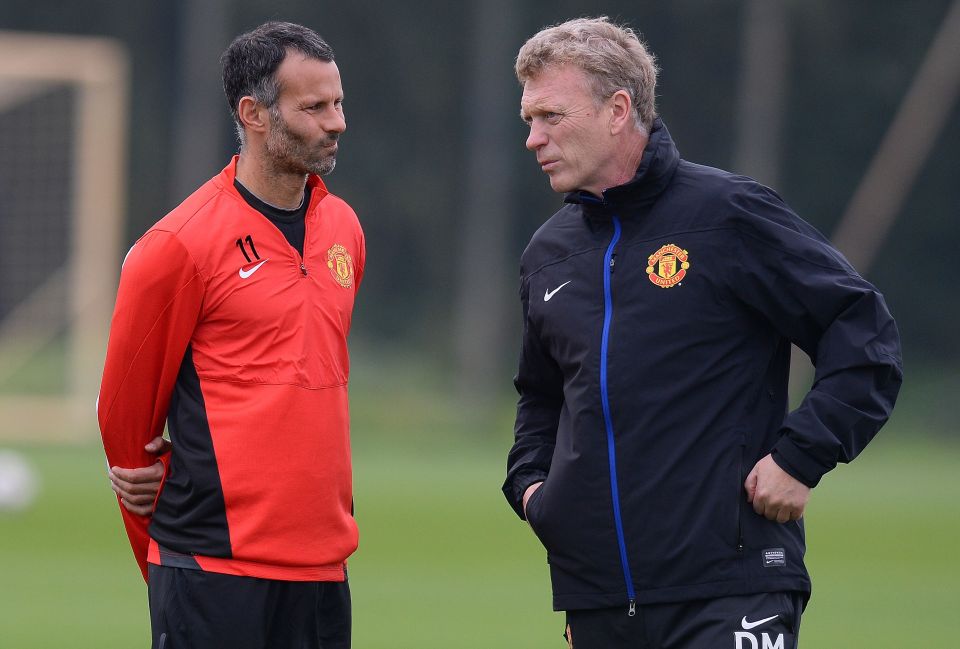 Ryan Giggs was a player-assistant manager under David Moyes in 2013-14