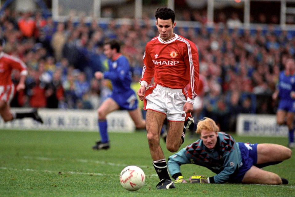 Ryan Giggs was a regular in the Manchester United first team from 1991 to 2014