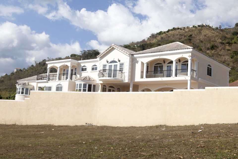 Sterling has not forgotten his roots on the island, and had a million-pound home built early on during his career