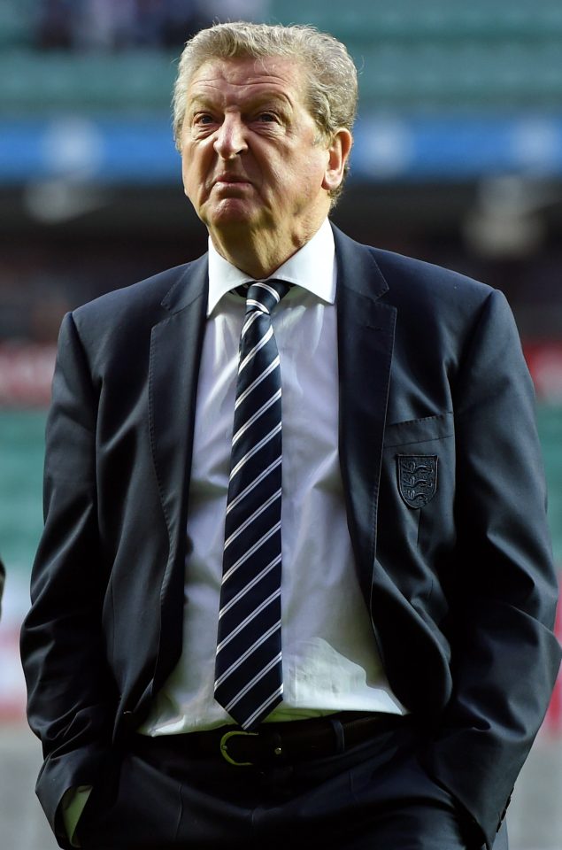 England chief Hodgson is calm off the pitch but can get heated at key moments once the action is under way