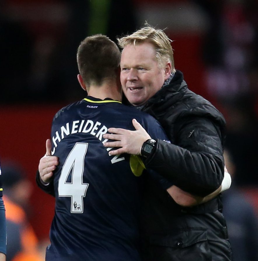  Schneiderlin and Ronald Koeman worked together at Southampton