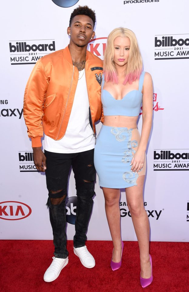 The couple became engaged last year after getting together in 2013