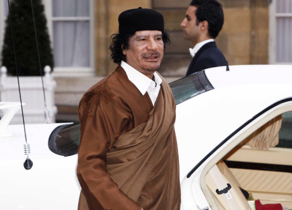 Colonel Gaddafi Meets With Nicolas Sarkozy