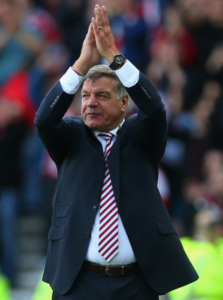Sam Allardyce is one of just five English managers working in the Premier League