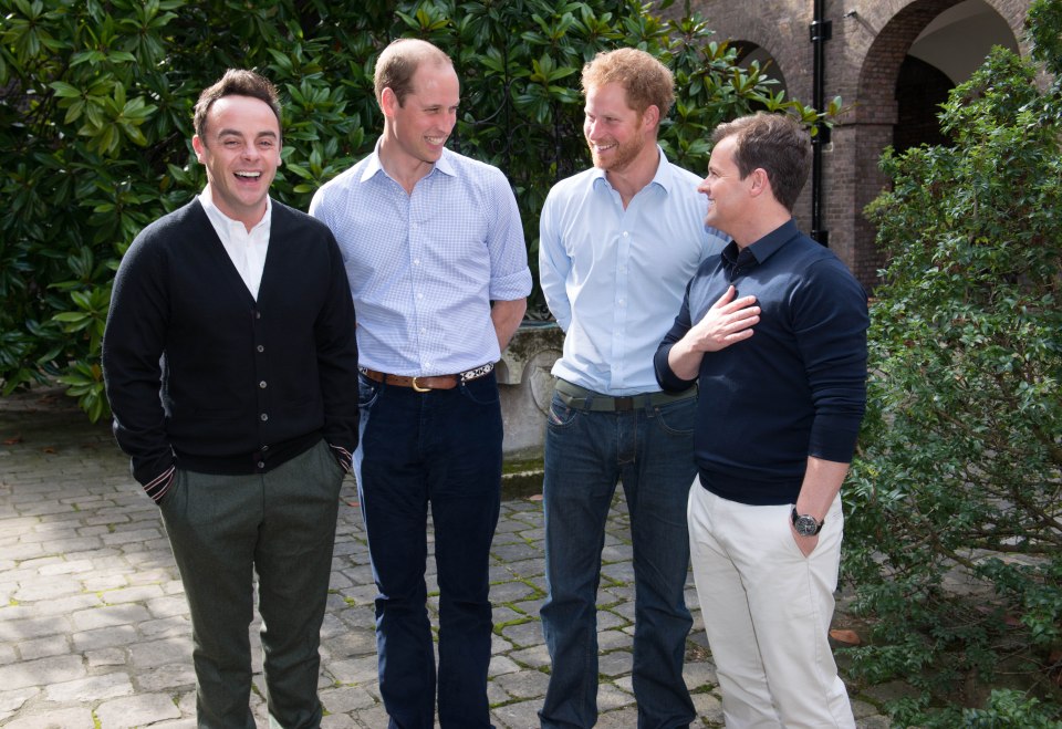 The pair met with Princes William and Harry to film a documentary about their father