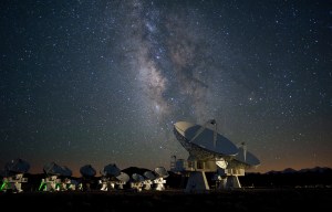 Light pollution from cities, factories and roads making it impossible for Brits to see Milky Way