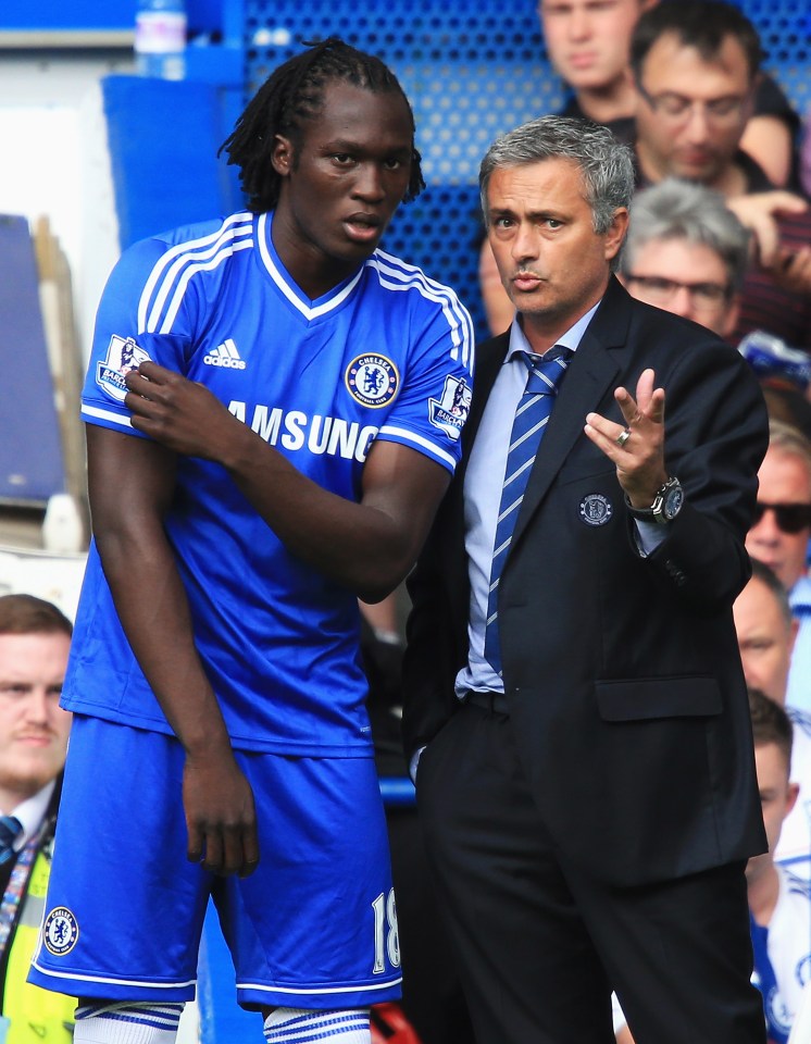 Romelu Lukaku and Jose Mourinho