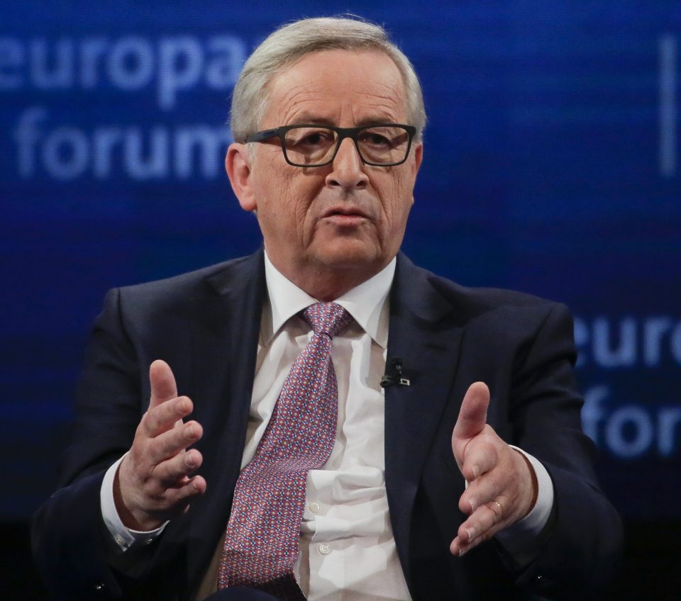 Back off Junker...Angela Merkel warns the President of the European Commission to stop being so 'nasty'