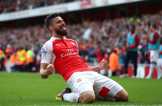 Olivier Giroud may be getting a high-profile strike partner as Jamie Vardy considers move