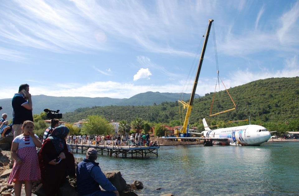Airbus to be sunk off Turkish coast for diving tourism