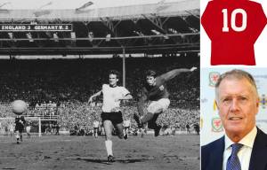 Geoff Hurst’s iconic 1966 World Cup final hat-trick jersey could fetch £500,000 at auction 50 years after epic win