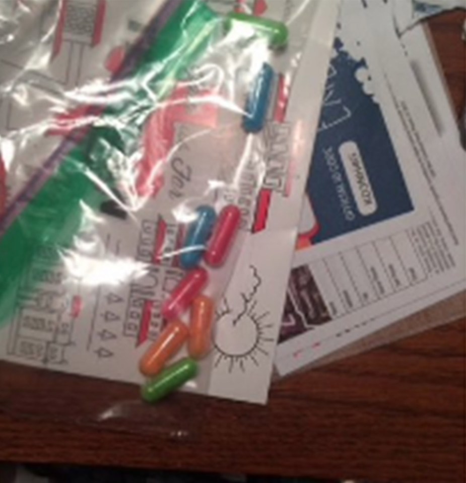 Mum finds daughter's 'drugs'
