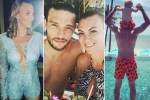 West Ham striker Andy Carroll and wag Billi Mucklow on holiday in Thailand as England prepare for Euro 2016