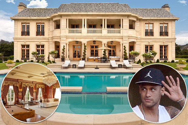 Neymar stays in Beverly Hills mansion while Brazil kick off Copa America