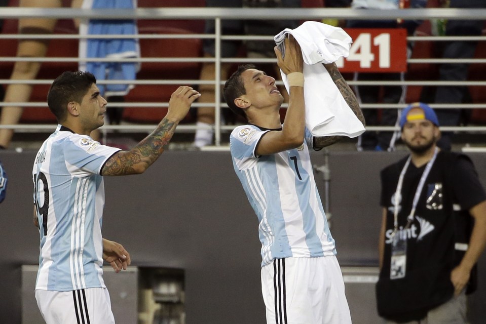 An emotional Angel Di Maria pays tribute to his late grandma after netting opener