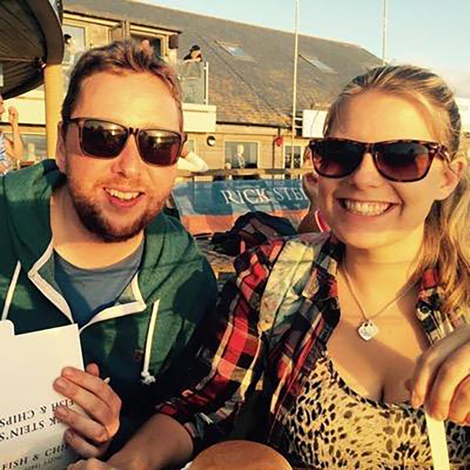 Betrayed... Husband Matt Bunt with wife Sarah