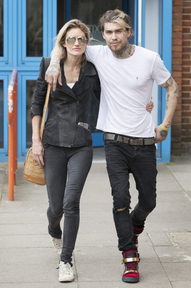 Marco Jr with fiancée Kim Melville-Smith