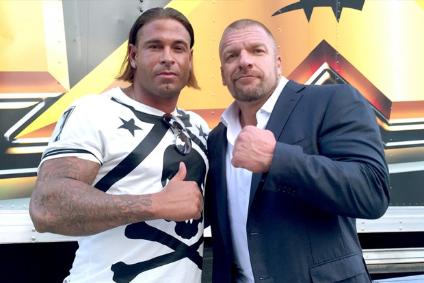 Tim Wiese with HHH