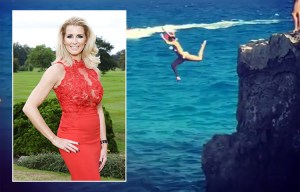 Real Housewives of Cheshire WAG Leanne Brown slammed for terrifying video of herself tombstoning