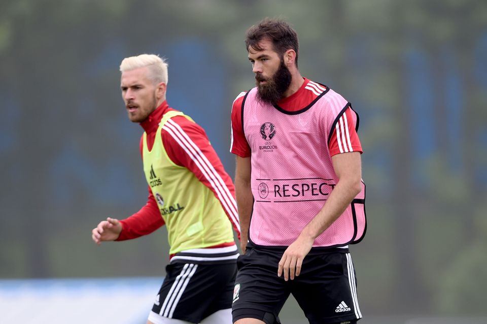 Joe Ledley has recovered from a broken leg but starts on the bench against Slovakia