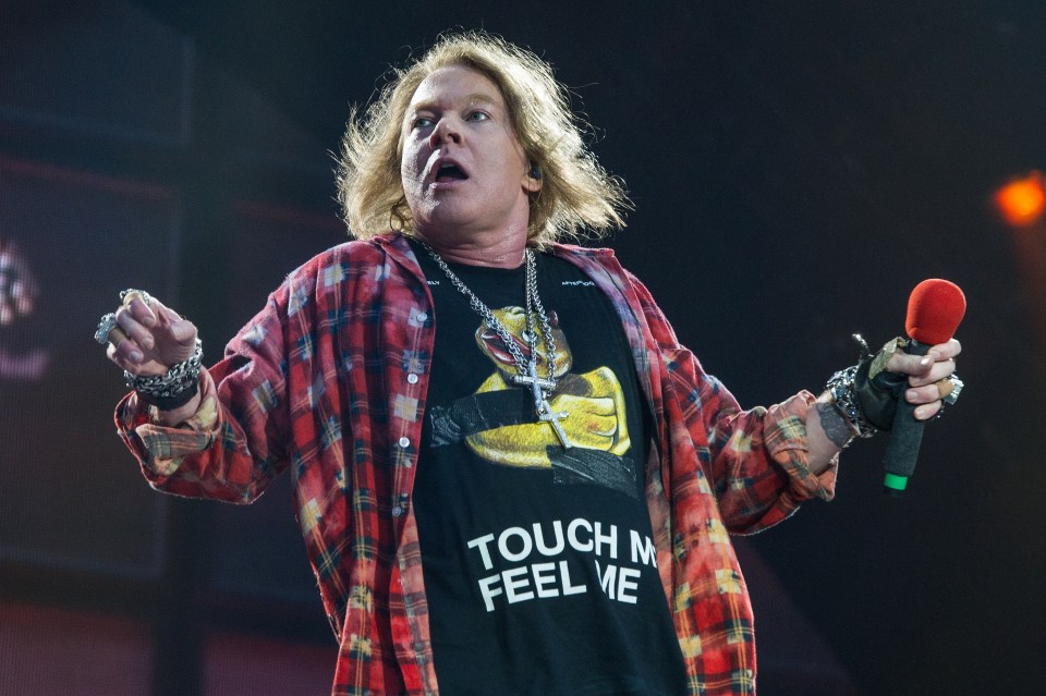 The Guns N' Roses frontman in an unflattering shot