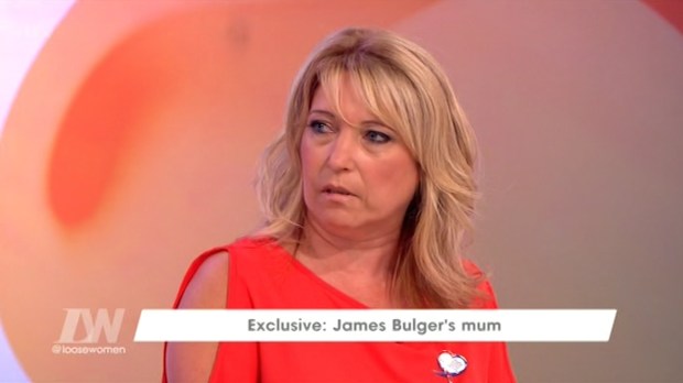 Jamie Bulger's mum Denise Fergus