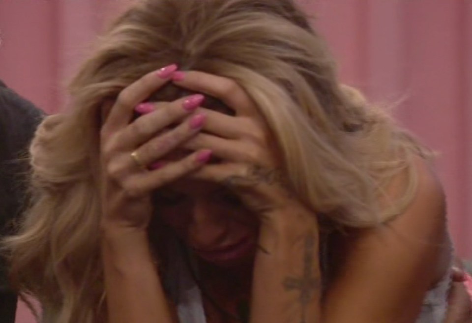 She broke down and admitted she was still in love with him