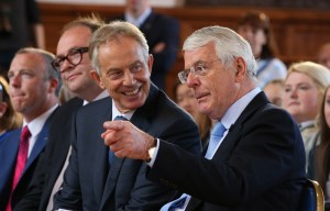 'Desperate men' Tony Blair and John Major team up to warn Brexit could disrupt peace in Northern Ireland