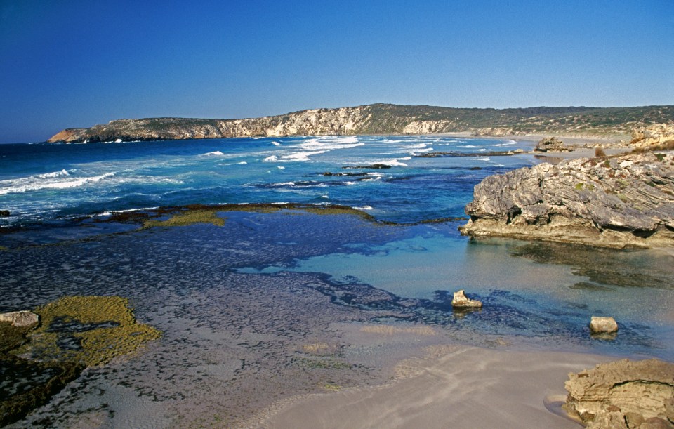 Pennington Bay on Kangaroo Island, Australia. Image shot 2003. Exact date unknown.