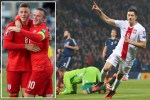 Robert Lewandowski's Poland were the highest scorers in the European Championship qualifiers with 33, while Wayne Rooney and his England team netted a second-best 31