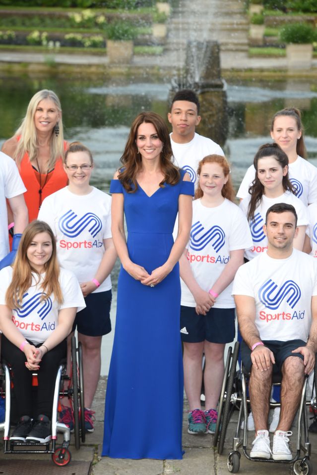 Duchess of Cambridge at SportsAid's 40th anniversary dinner