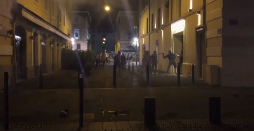 At one point the violence became so severe that French police were forced to deploy tear gas to break up the England fans and local youths