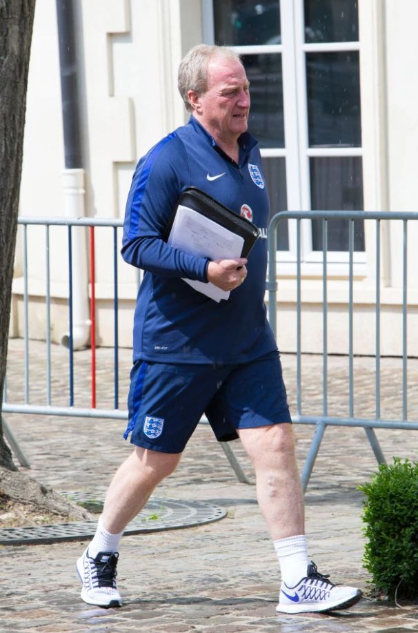 Ray Lewington was caught out displaying England's planning ahead of Russia game