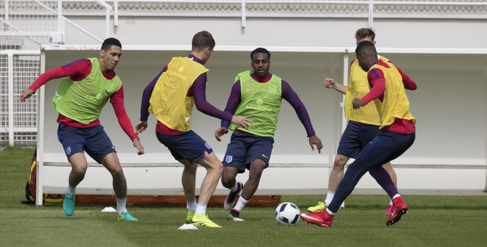 Chantilly England Training Match day -1