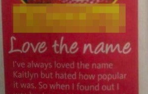 This mum chose a popular name for her little girl… but you’ll never guess how she’s spelling it