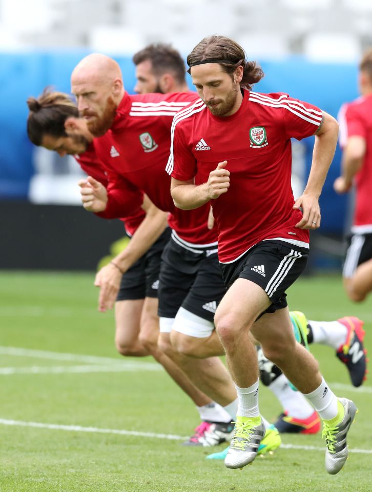 Joe Allen is expected to play a key role in the Wales midfield against Slovakia