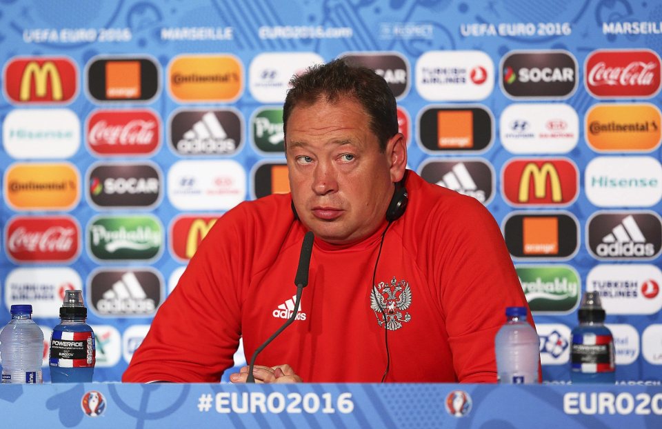 Slutski is known for his sense of humour - quite rare for a Russian coach