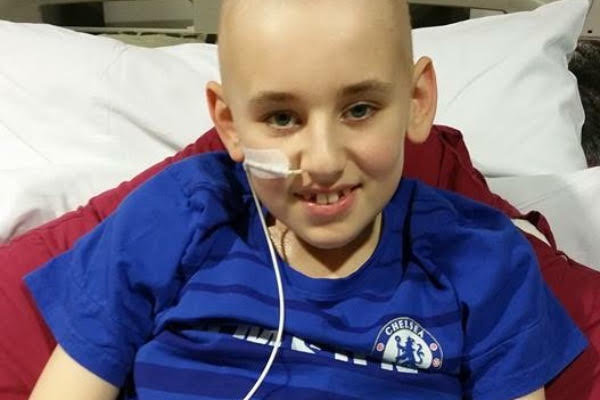 Daryl Allinson, 13, is the only child in the UK suffering from a rare from of leukaemia
