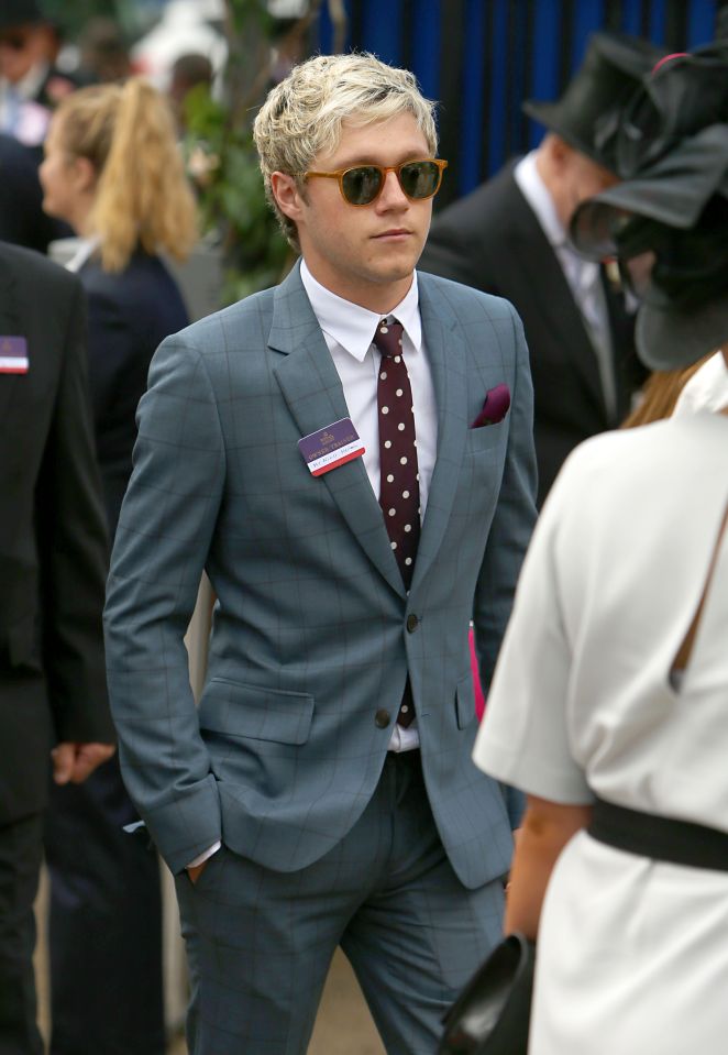 Niall Horan cut a dapper figure as he arrived on the second day of Royal Ascot