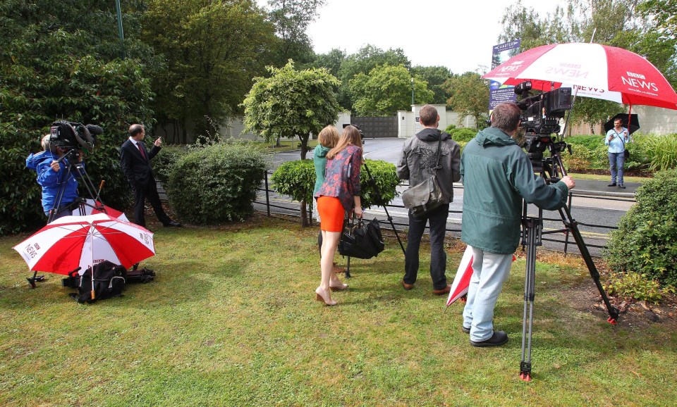 There was huge media interest surrounding Cliff's case after the BBC filmed a police raid on his home