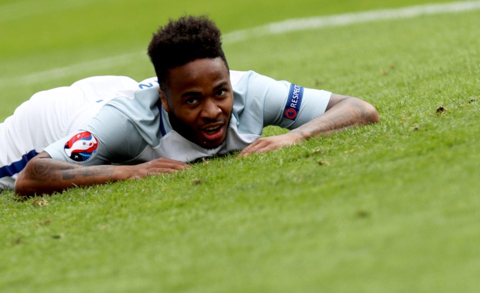 Raheem Sterling cannot believe he missed an early chance to score