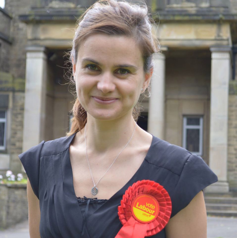 It is alleged her attacker shouted "Britain first" as they carried out the assault